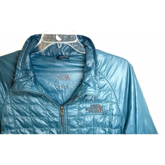 Men’s The North Face Thermoball Full Zip Long Sleeve Quilted Puff Green Jacket S - Picture 3 of 15